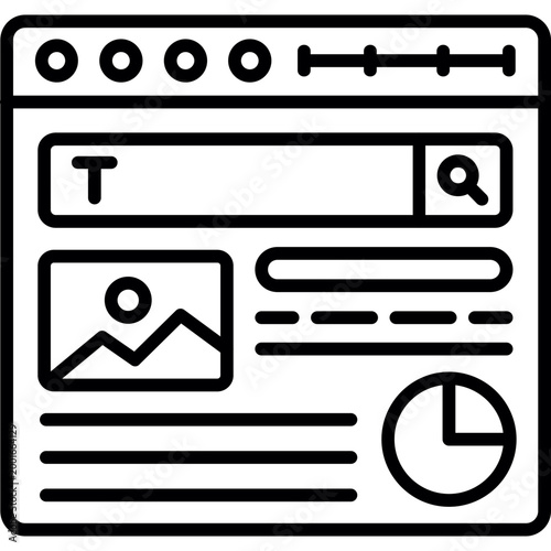 Rich Snippet Icon Vector Element