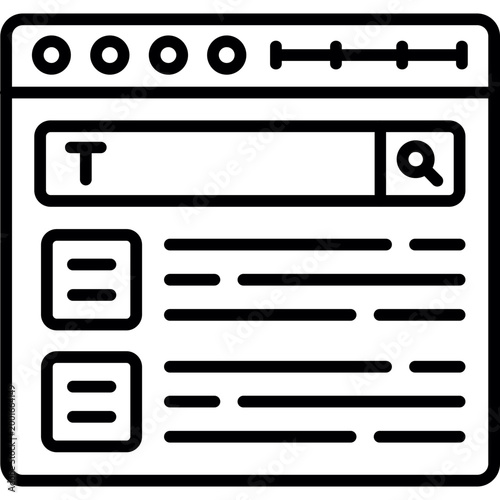 Google Search Console Icon Vector Element