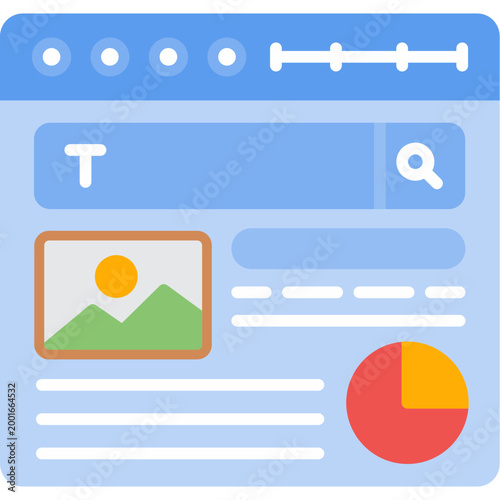 Rich Snippet Icon Vector Element