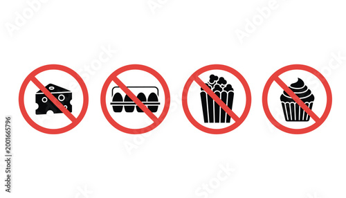No Food Prohibited Sign Set with No Cheese, No Eggs, No Popcorn and No Cupcake Red Prohibition Diet Restriction Icons
Free Download No Food Prohibited Sign Set with No Cheese, No Eggs, No Popcorn and No Cupcake Red Prohibition Diet Restriction Icons
- GFXLoad