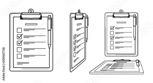 Checklist Clipboard With Pen