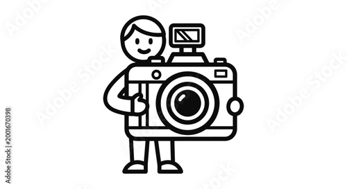 Happy Photographer Icon
