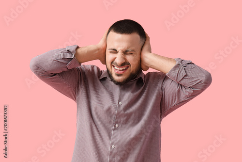 Young man suffering from lo...
