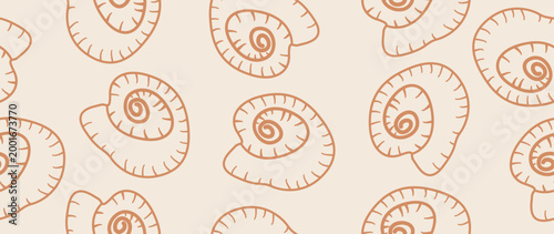 Vector flat illustration. Seamless nautical style. Cute print in holiday concept. Perfect for gift wrapping, posters, covers, screensavers, textile decor, etc.