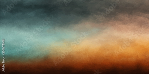 atmospheric abstraction, featuring an ombre blend of colors, evokes a sense of depth and mystery. blending the elements in photorealistic.