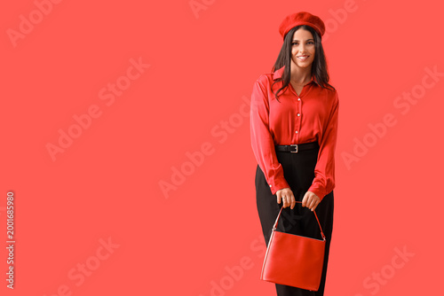 Beautiful young happy woman...