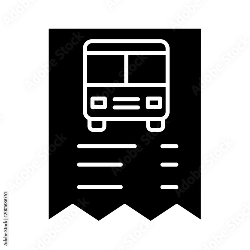 Bus icon vector. Public transport Illustration sign. Bus stop symbol. Bus station logo. Bus route web icon.