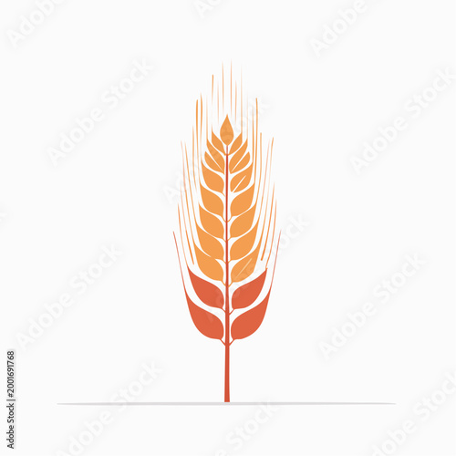 Stylized Wheat Ear Icon