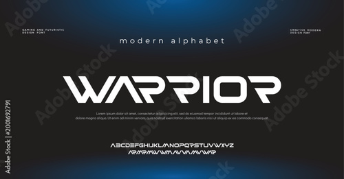 Photography Sport modern minimal logo alphabet bold font