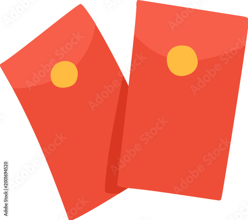 Bilde på lerret Red envelopes