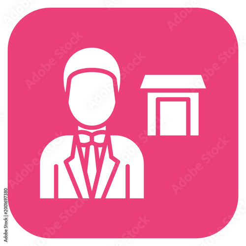 Warehouse Owner Icon Style