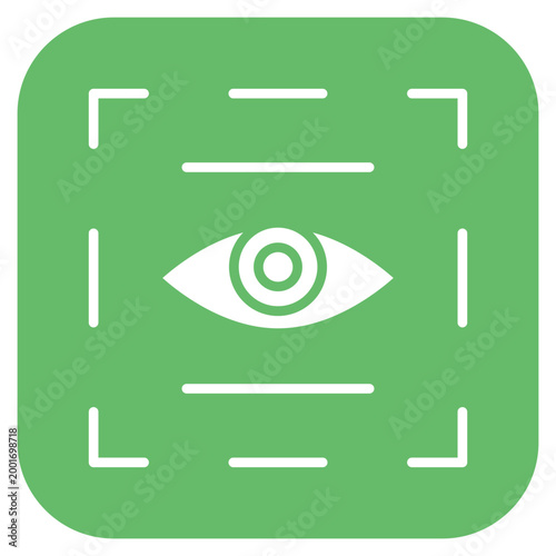 Eye Scanner Icon Style