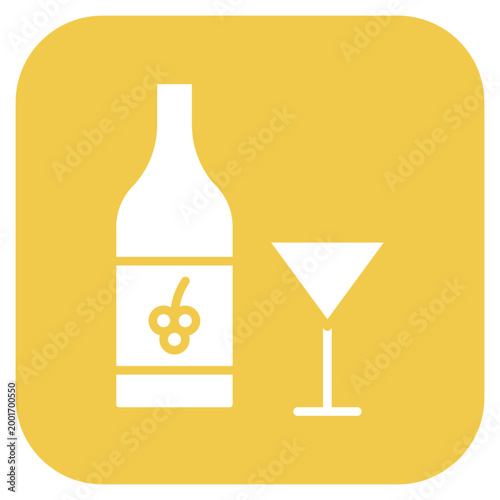 Red Wine Icon Style