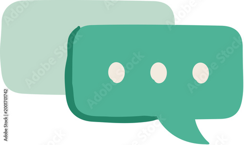 Green Message icon
