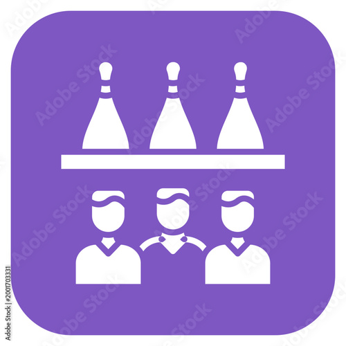 Bowling Team icon style