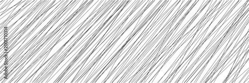 Chaos pattern. Abstract texture. Random chaotic lines. Intricate wallpaper. Hand drawn scrawls. Black and white illustration. Background with lines and waves. Universal texture. Art creation . EPS 10 