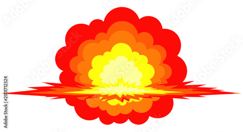 Explosion Fire Burst - Dynamic Abstract Energy Blast