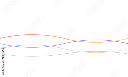 Abstract Lines on White Background Design for Minimalist Art