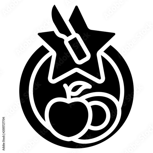 Superfoods glyph icon