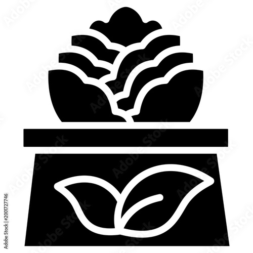 Natural Food glyph icon