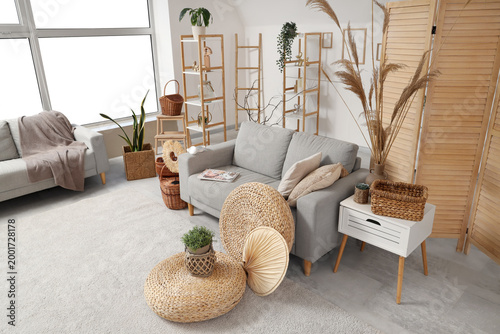 Interior of stylish light l...