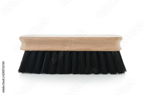 Shoe brush isolated on white background