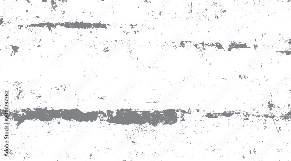 Fototapeta premium White background with scattered gray distressed grunge texture and horizontal streaks