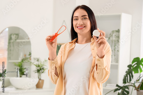 Beautiful young happy woman...