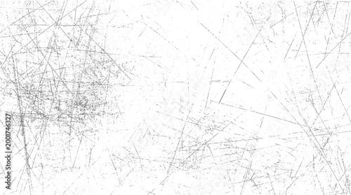White background with dense overlapping grey scratches and small dots texture grunge distressed
