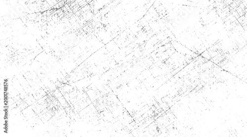 White background with scattered grey dots and thin lines creating a distressed texture effect grunge
