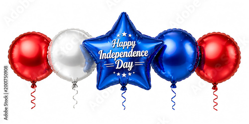 Patriotic balloons for Independence Day
