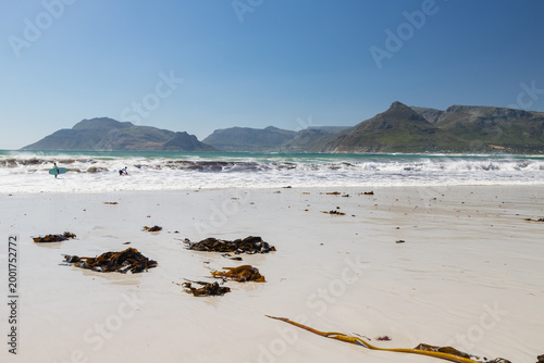 Obraz na plátně The Kommetjie beach which is part of a small town near Cape Town, in the Western Cape province of South Africa