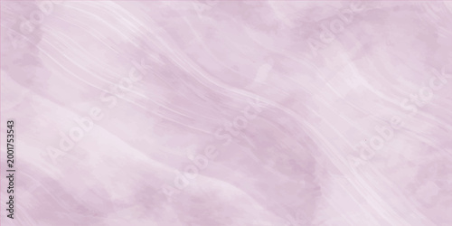 Soft pink fabric texture with a light rose pattern and violet paint design creates a blurred silk cloth backdrop for a soft focus paper wallpaper material