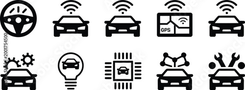 Language and Translation Solid Icon Set Global Communication Symbols Collection