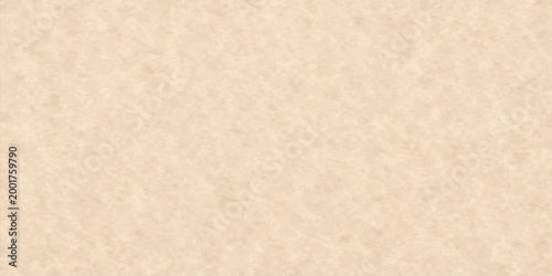 Antique brown parchment with a rough grunge texture provides a blank vintage paper background featuring an aged beige pattern on a weathered cardboard surface material