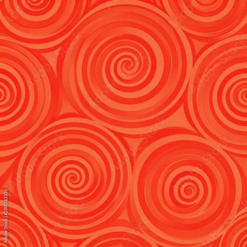 Red spiral pattern design
