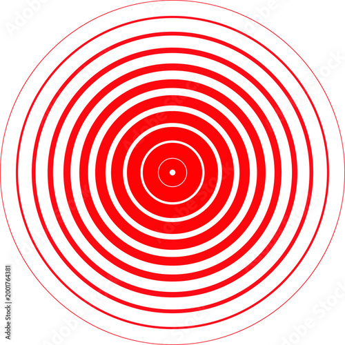 Pain Spot Circle Graphic