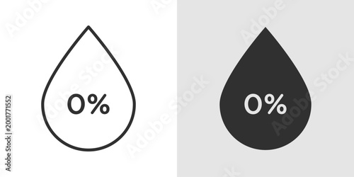 Tableau sur toile Alcohol Free Icon representing abstinence from alcohol, promoting a healthy lifestyle, sobriety, and prevention of alcohol related harm