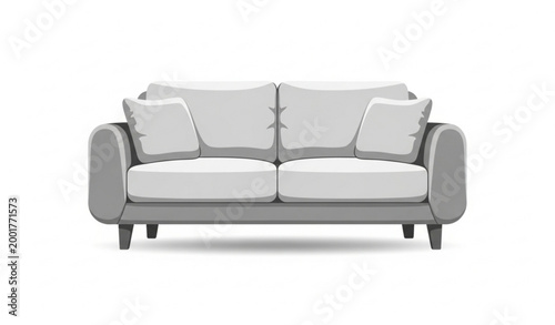 Minimal Sofa Furniture Vector Design