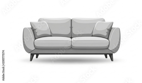 Minimal Sofa Furniture Vector Design