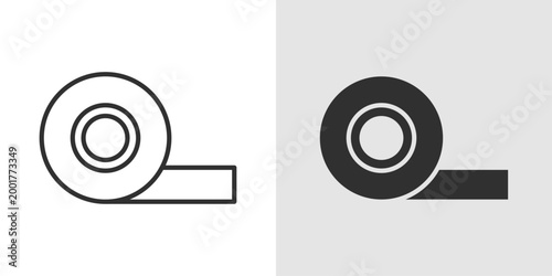 Sports Tape Icon representing proper nutrition, healthy eating habits, and a combination of essential food groups for overall health and wellness.