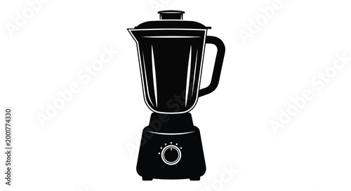 blender silhouette on white background high quality professional detailed modern elegant stylish clean crisp vibrant colorful digital creative innovative contemporary