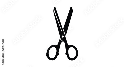 scissors silhouette on white background high quality professional detailed modern elegant stylish clean crisp vibrant colorful digital creative innovative contemporary