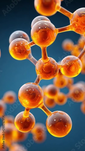 Molecular Bond Network: A captivating visualization of interconnected molecules, showcasing their intricate structure and the essence of scientific exploration.