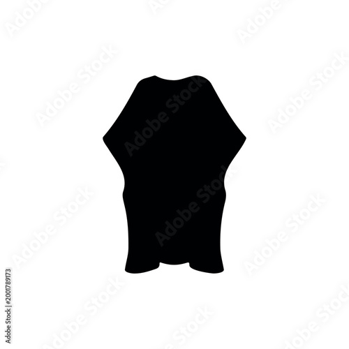 Kaftan silhouette icon vector illustration.
