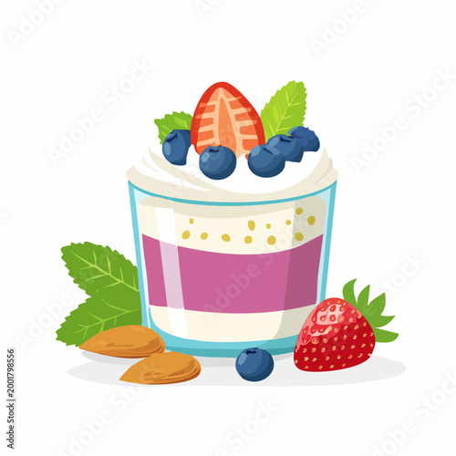 High-Protein Dessert Bowl mit Skyr & Beeren