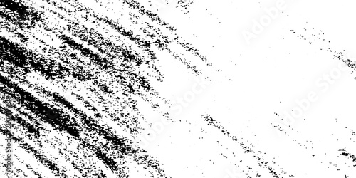 Grunge Black Ink Splatter Texture Abstract Background With Distressed Brush Strokes For Design