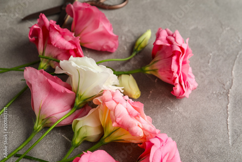 Beautiful pink eustoma flow...