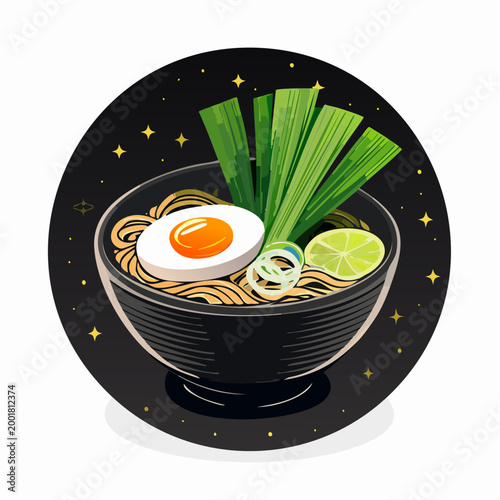 Japanische Ramen Bowl modern interpretiert