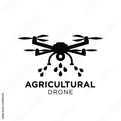 agricultural drone with water droplets on white background high quality professional detailed modern elegant stylish clean crisp vibrant colorful digital